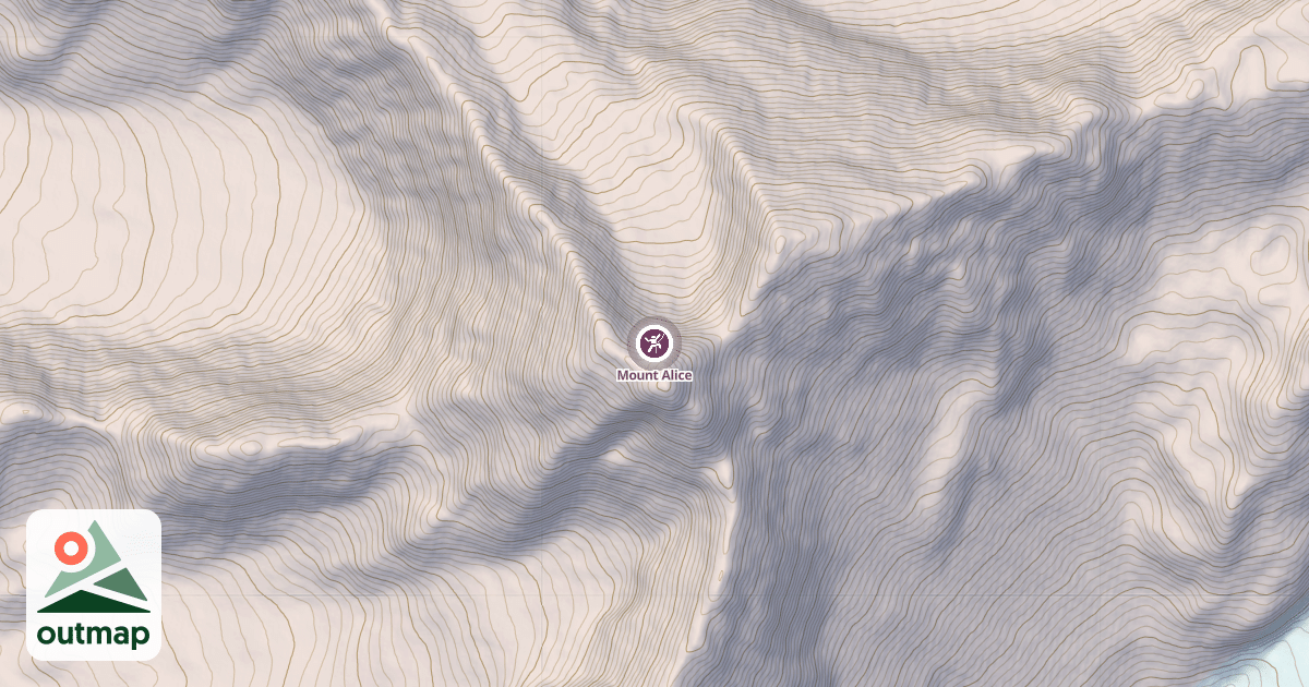 Map of Mount Alice