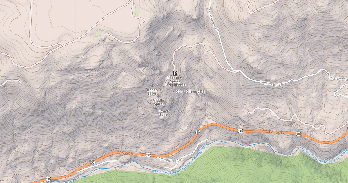 Map preview of Gorilla Chimney