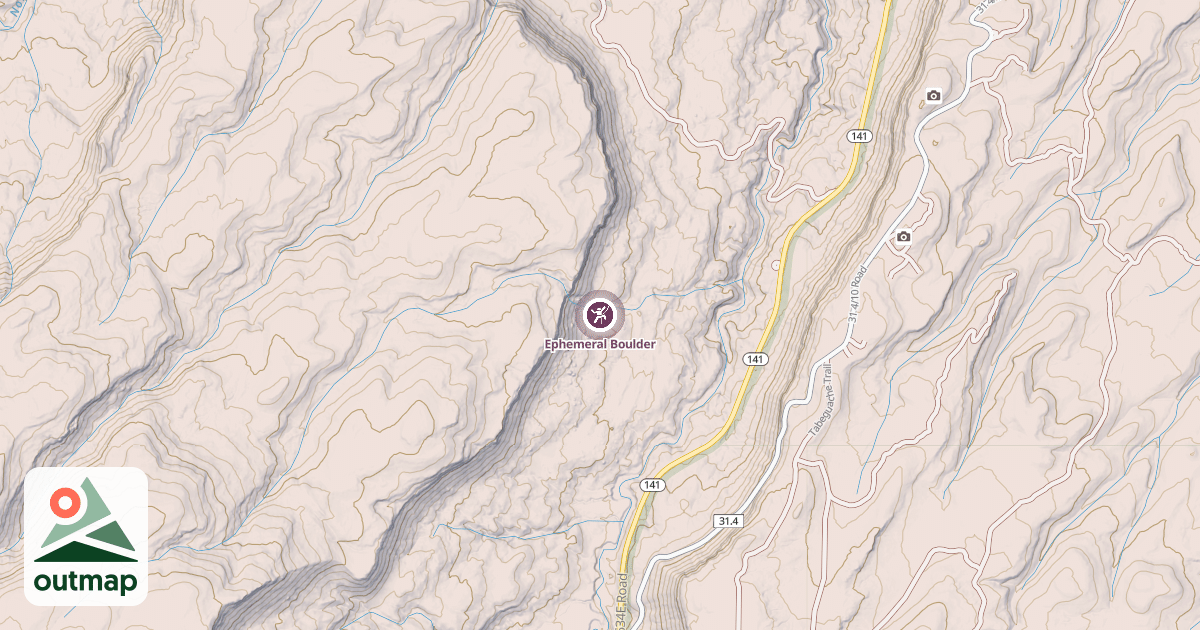 Map of Ephemeral Boulder