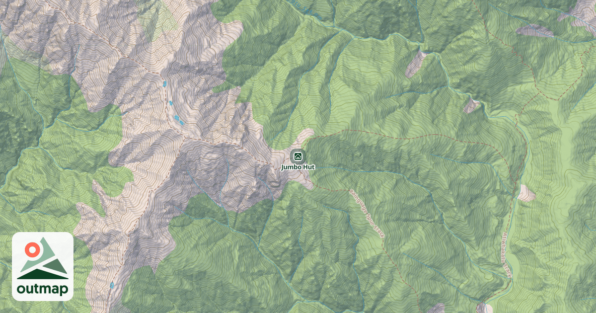 Map of Jumbo Hut