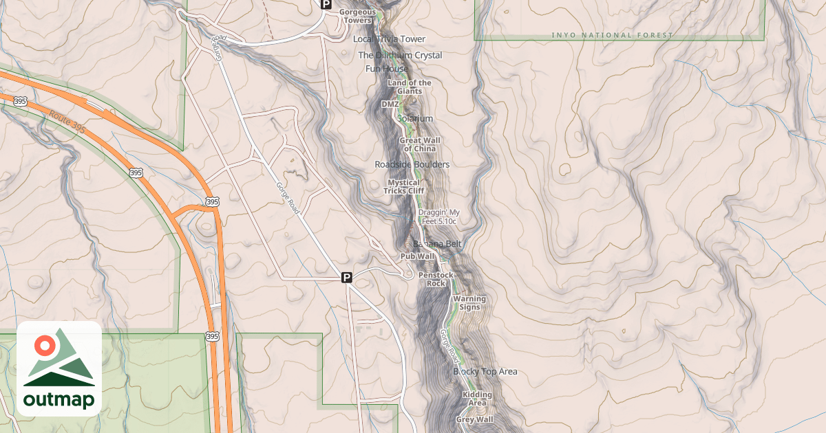 Map of Draggin' My Feet