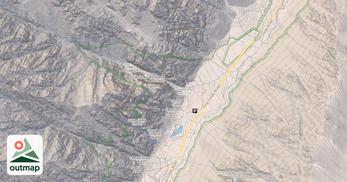 Map of Double Dog Dare