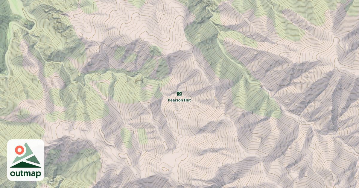 Map of Pearson Hut