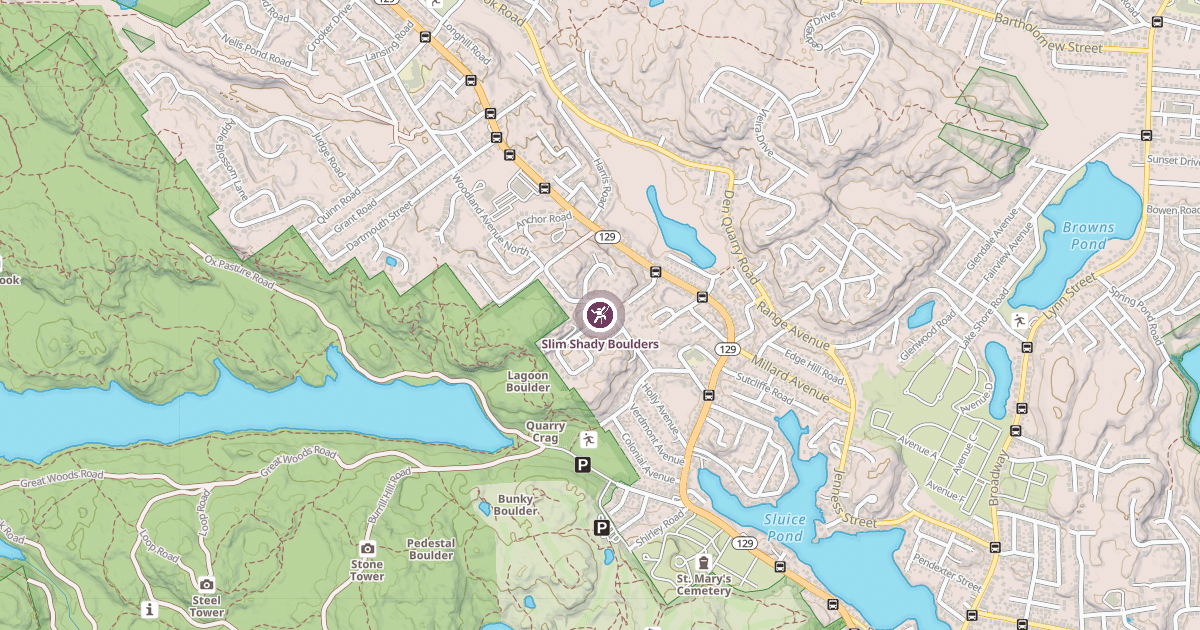 Map preview of Slim Shady Boulders