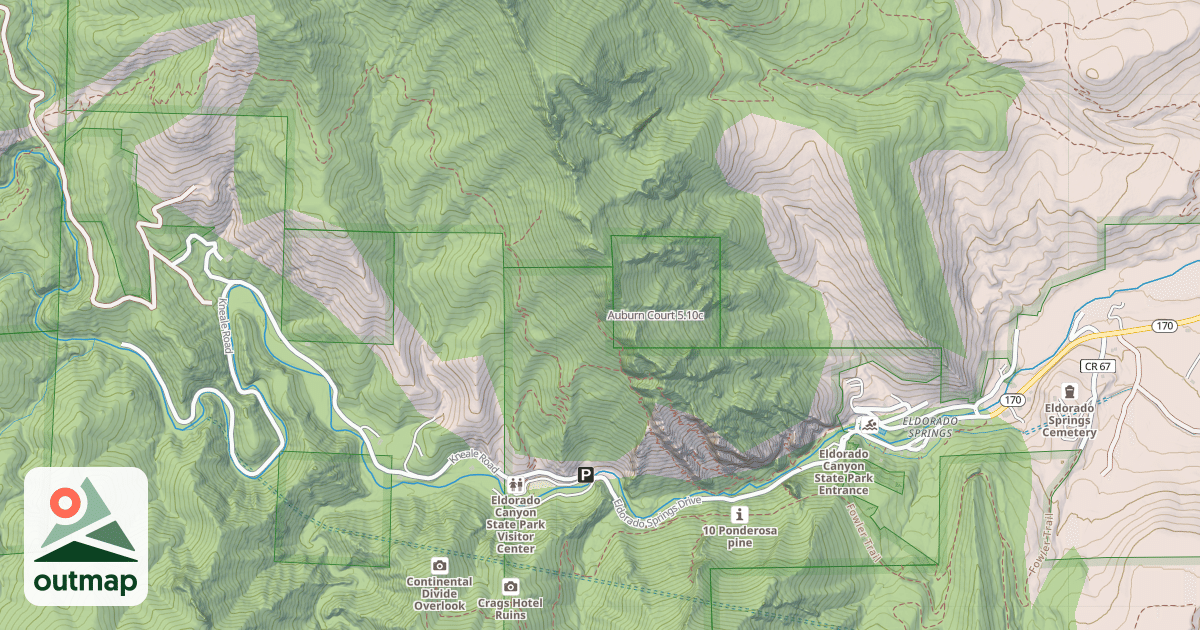 Map of Auburn Court