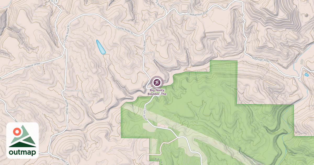 Map of Big Nasty Boulder, The