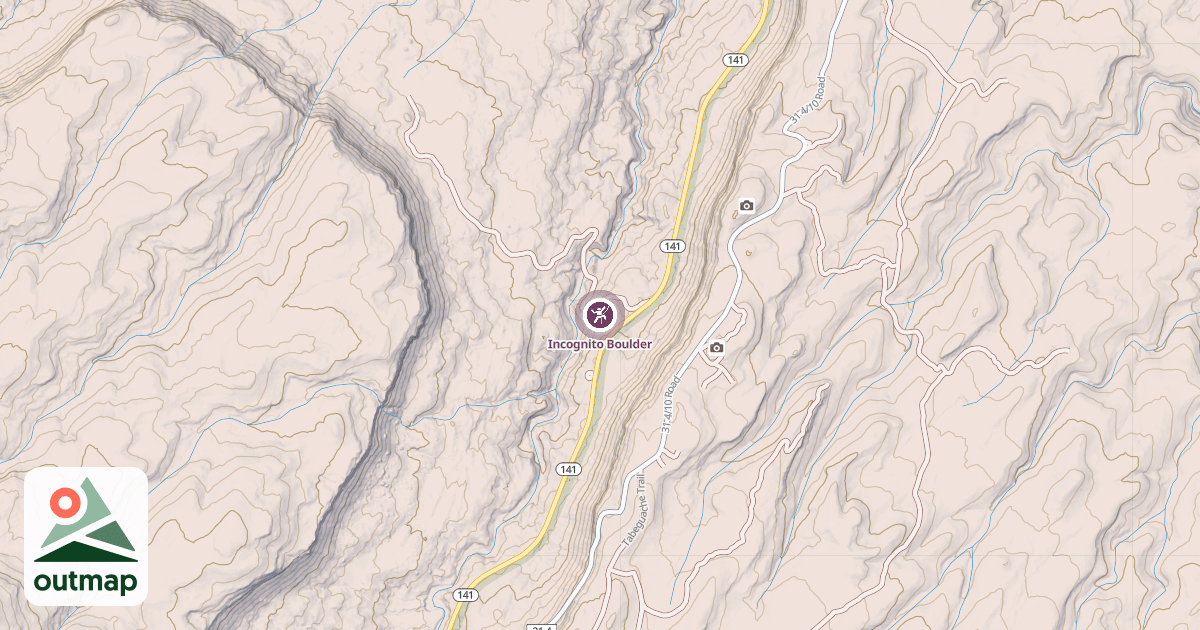 Map of Incognito Boulder