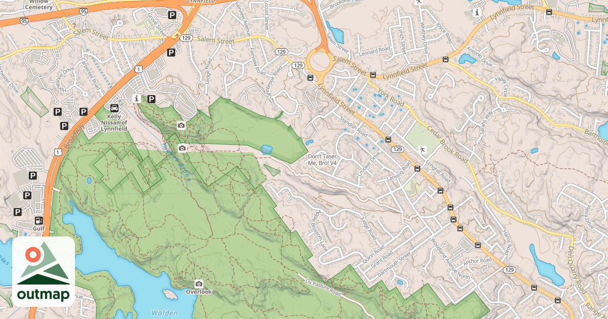 Map of Don't Taser Me, Bro!