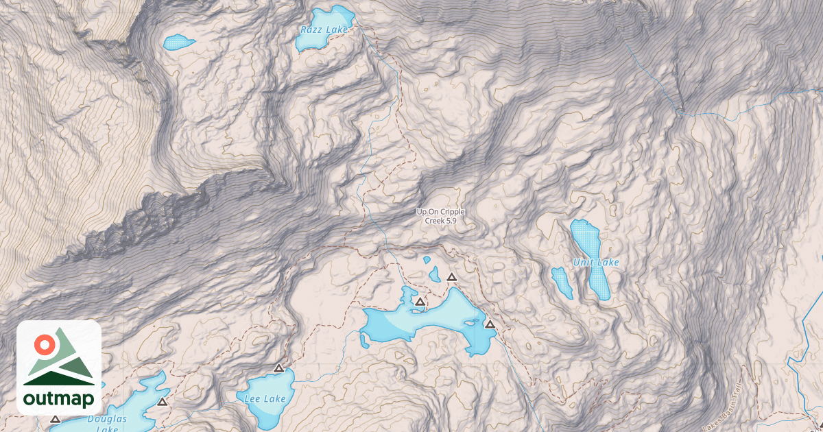 Map of Up On Cripple Creek