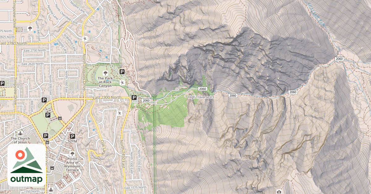 Map of High Traverse
