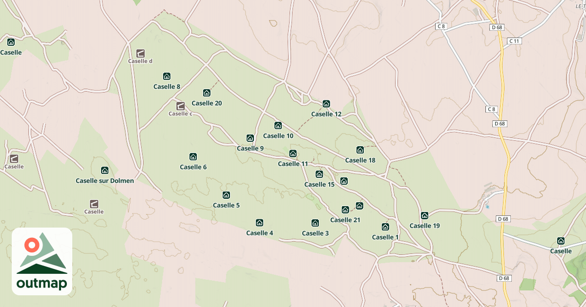 Map of Caselle 11
