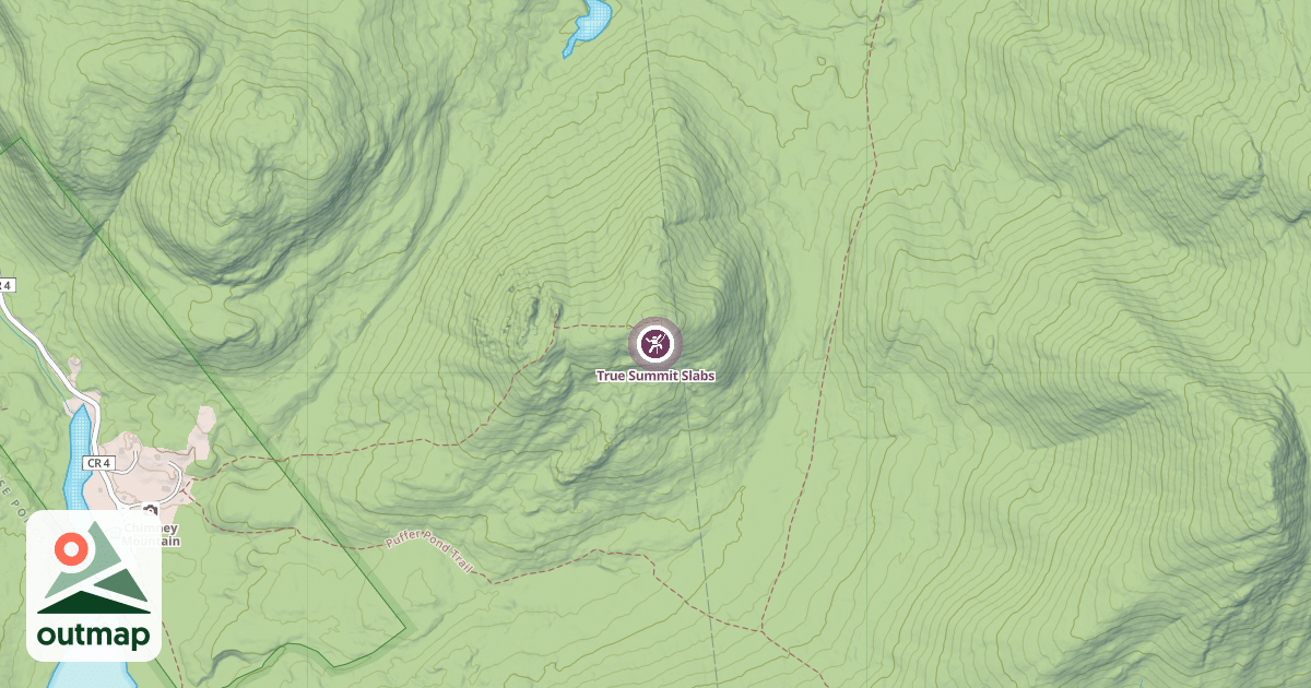Map of True Summit Slabs