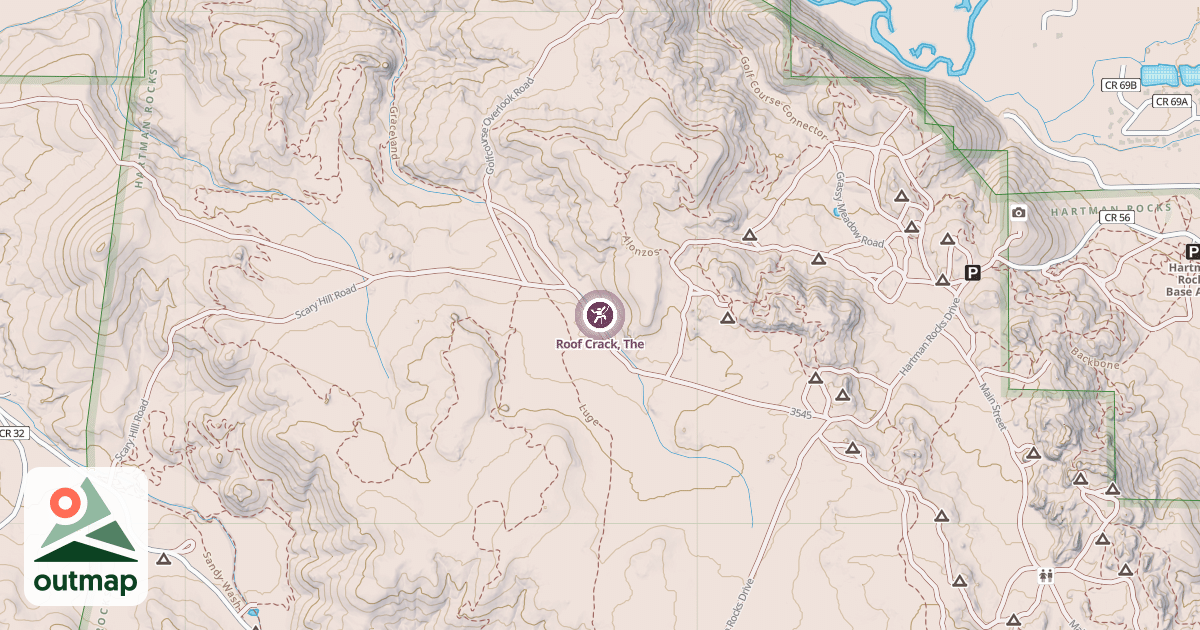 Map of Roof Crack, The
