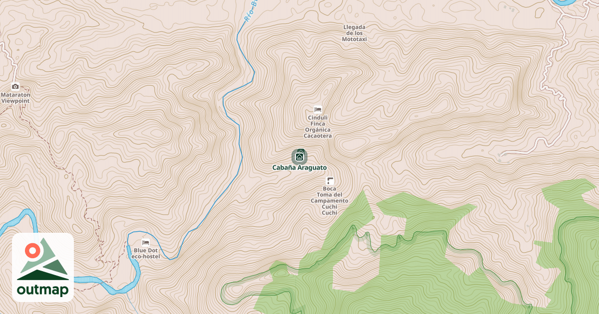 Map of Cabaña Araguato