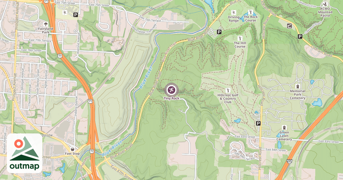Map of Tiny Rock