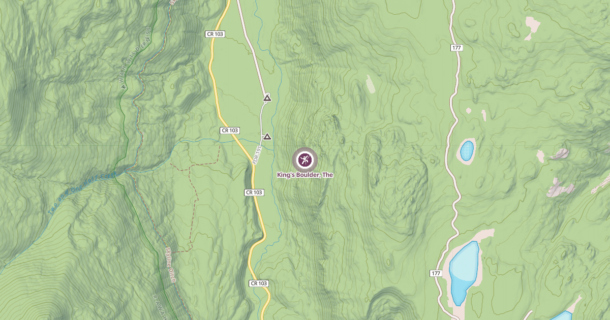 Map preview of King's Boulder, The