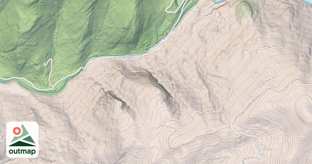 Map of 5.9 Route