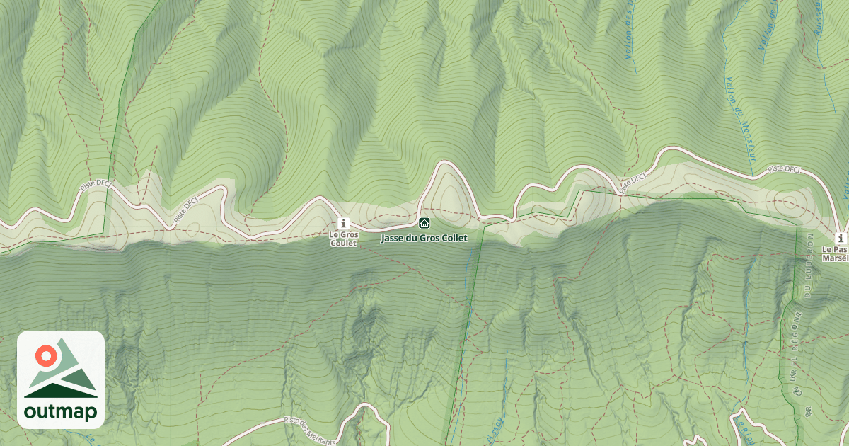 Map of Jasse du Gros Collet