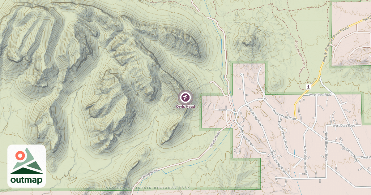 Map of Owls Head
