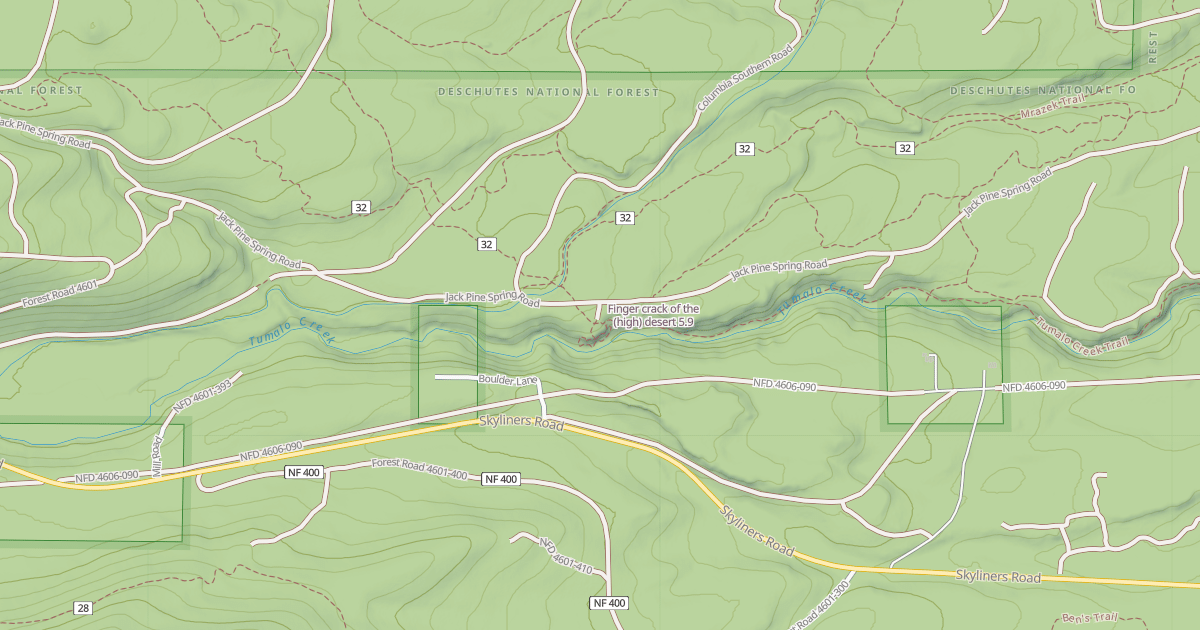 Map preview of Finger crack of the (high) desert