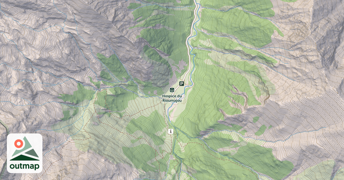 Map of Hospice du Rioumajou