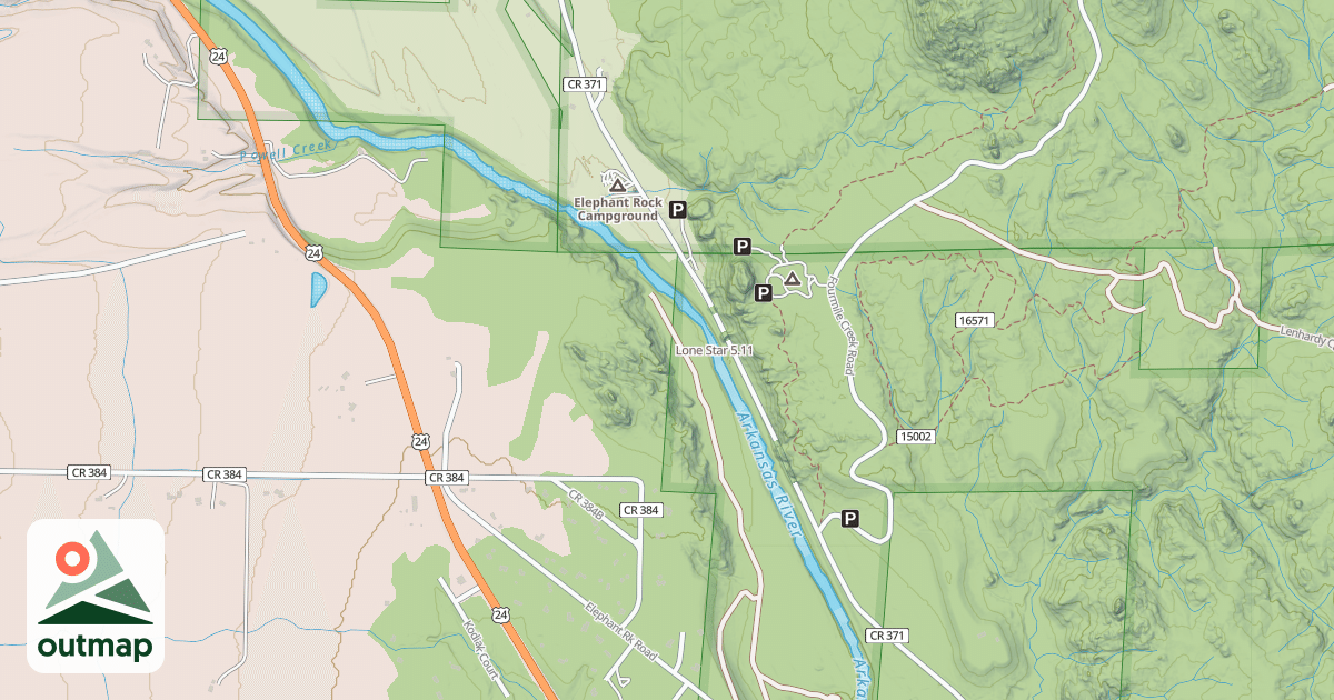 Map of Lone Star
