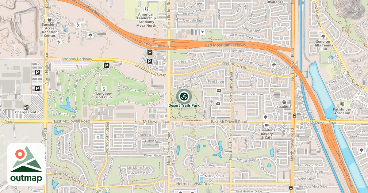 Map of Desert Trails Park