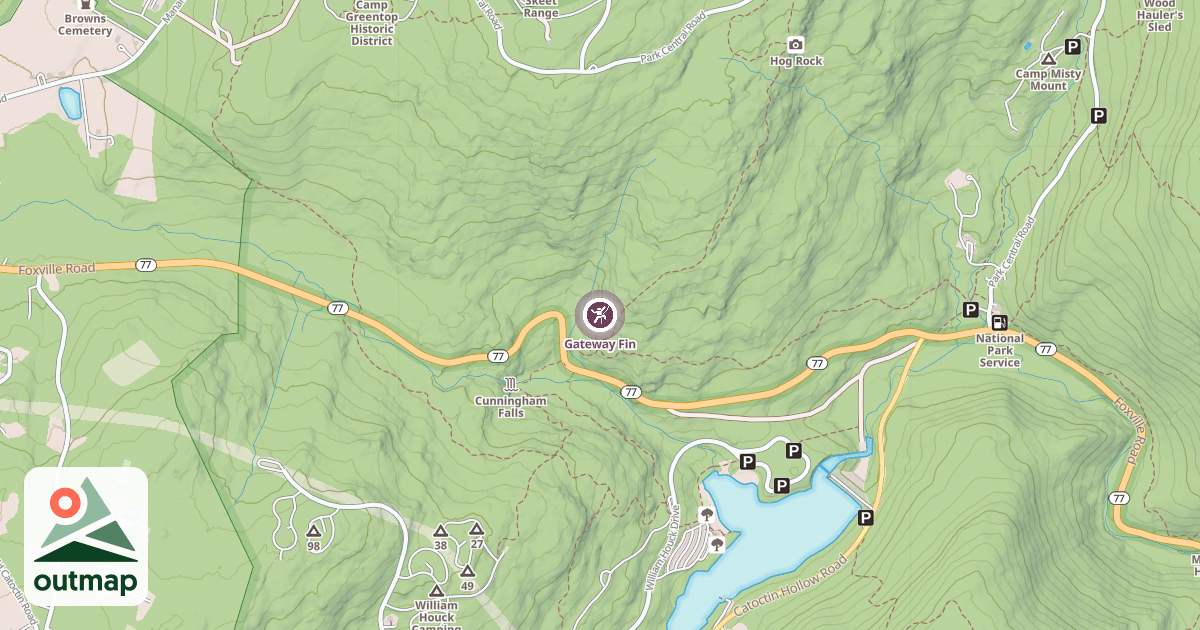 Map of Gateway Fin