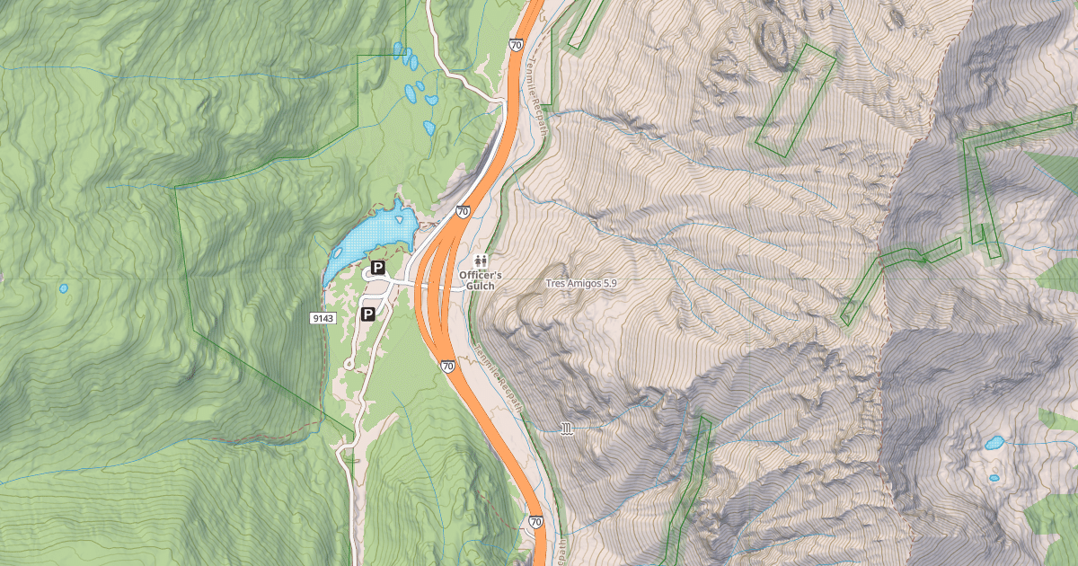 Map preview of Tres Amigos