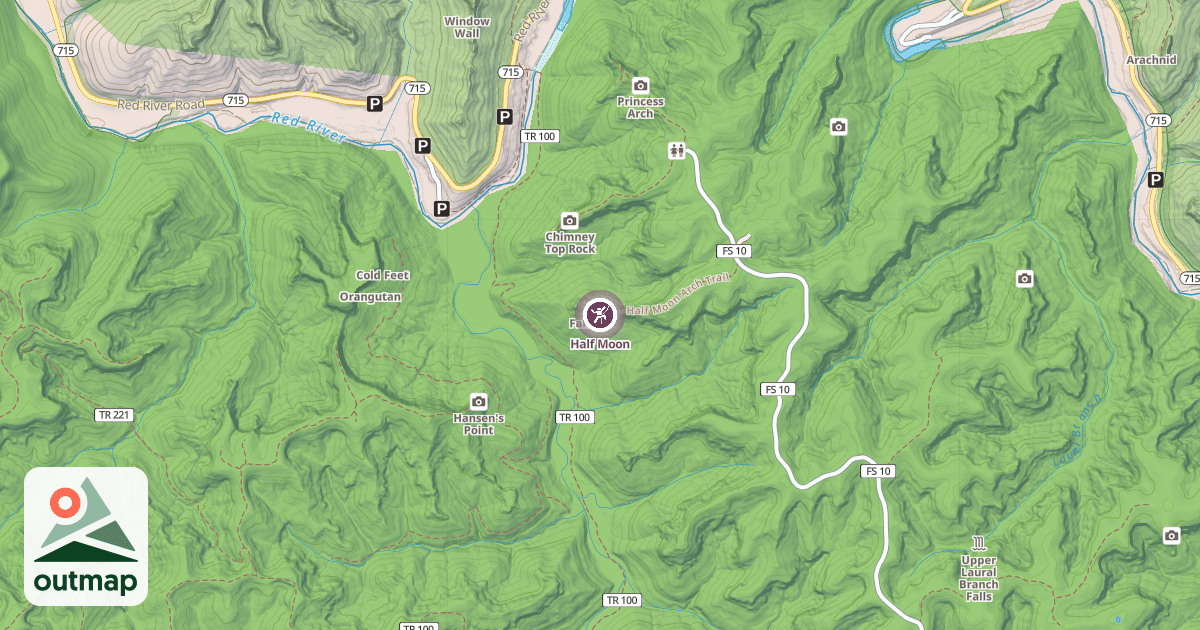 Map of Half Moon