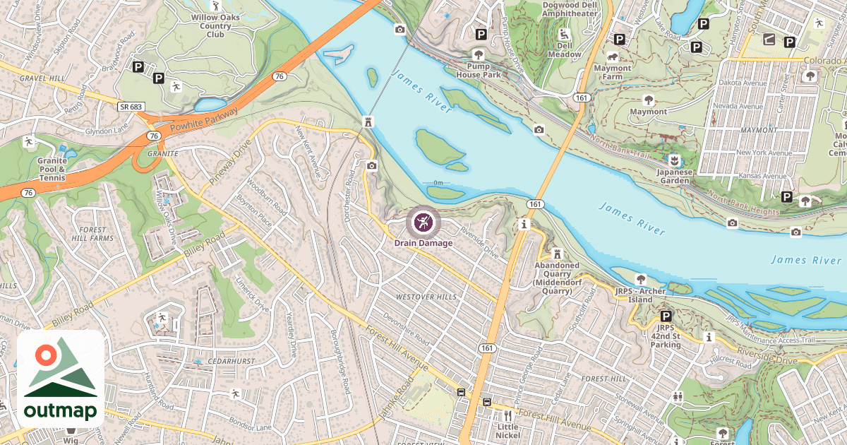Map of Drain Damage