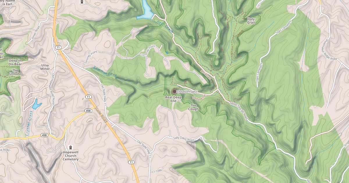 Map preview of Closed Project