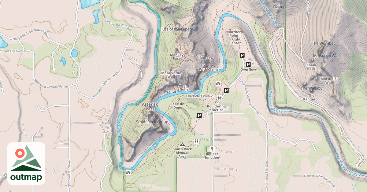 Map of Charlotte's Web