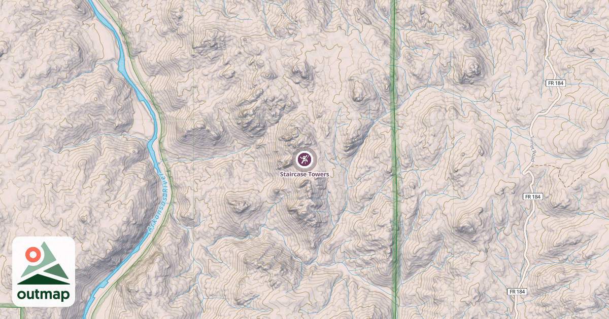 Map of Staircase Towers