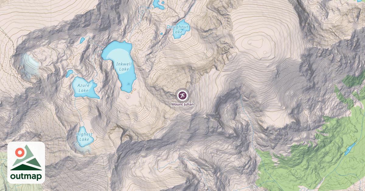 Map of Mount Julian