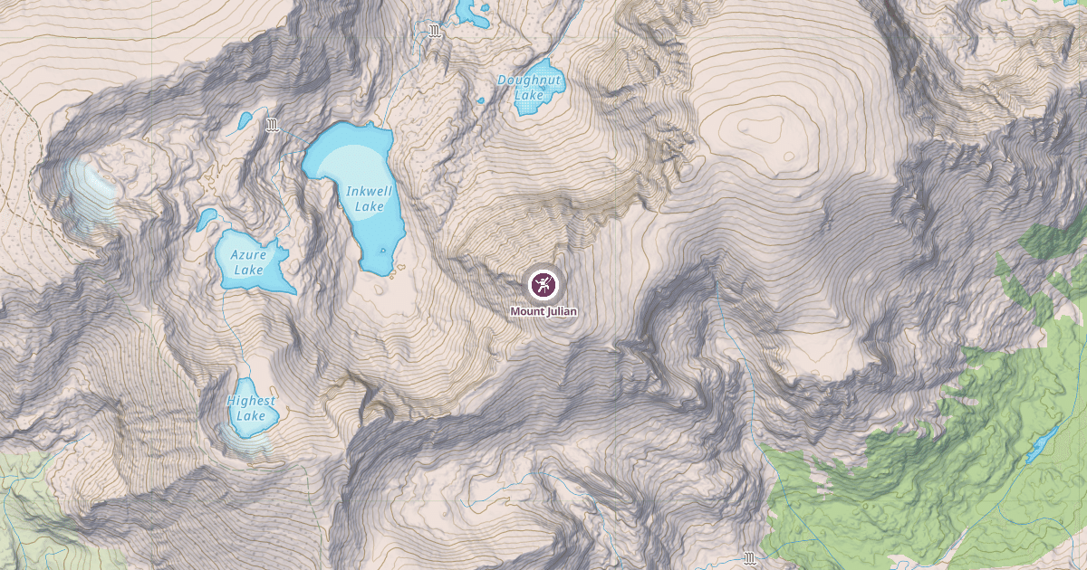 Map preview of Mount Julian