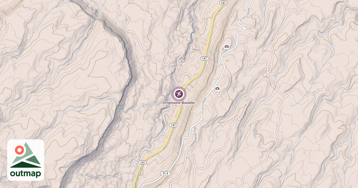 Map of Originator Boulder