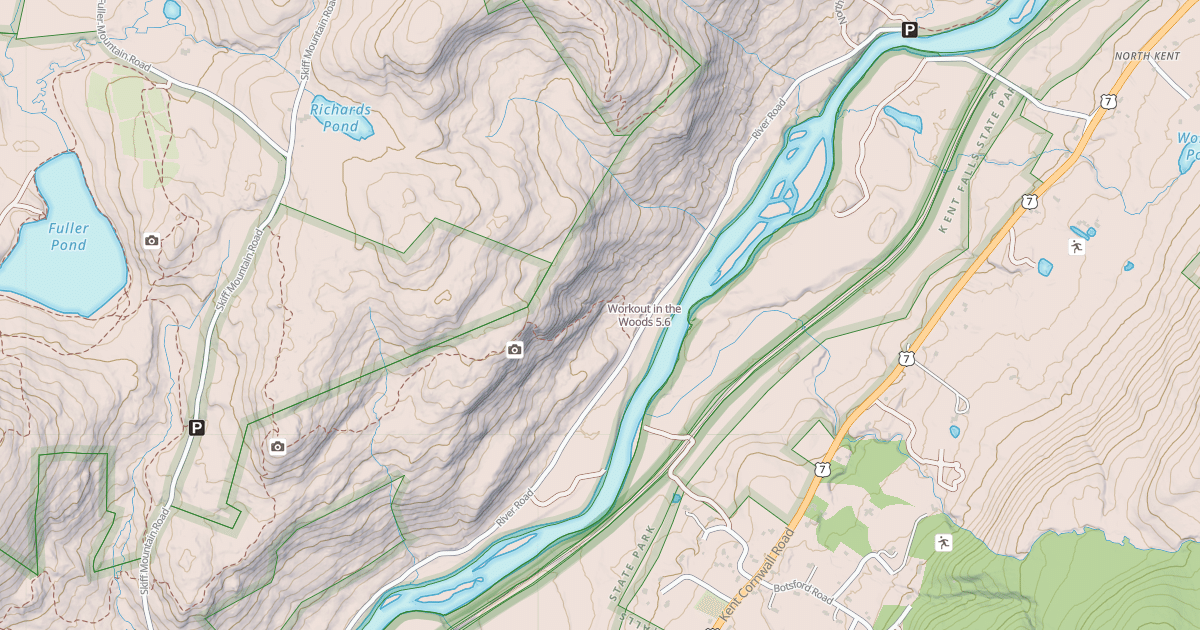 Map preview of Workout in the Woods