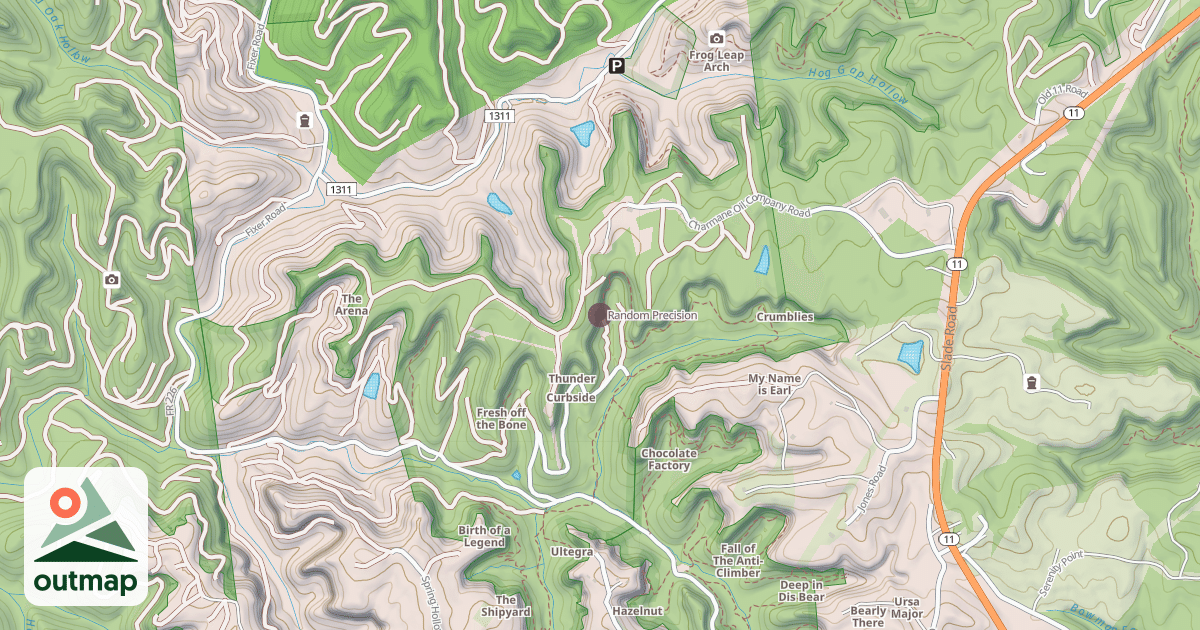 Map of Random Precision