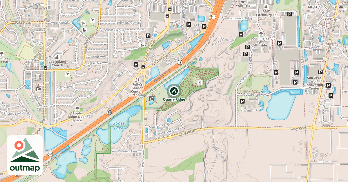 Map of Quarry Ridge