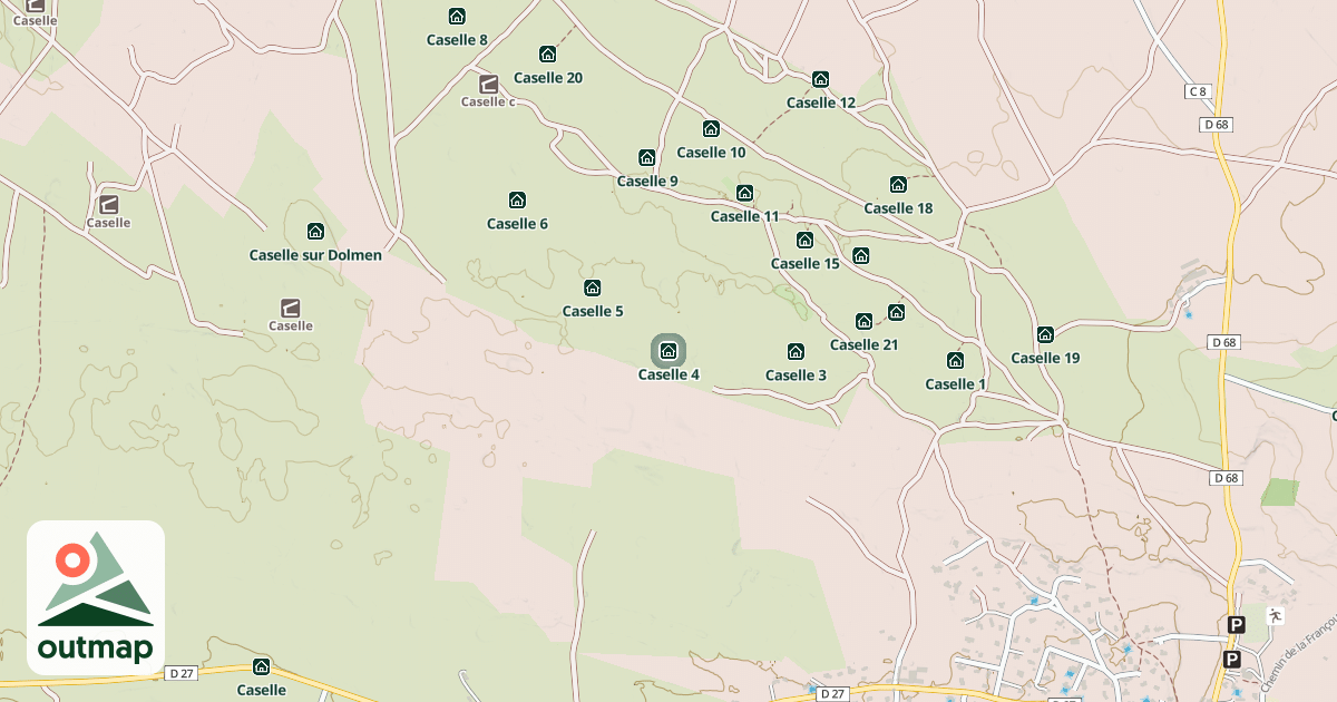 Map of Caselle 4