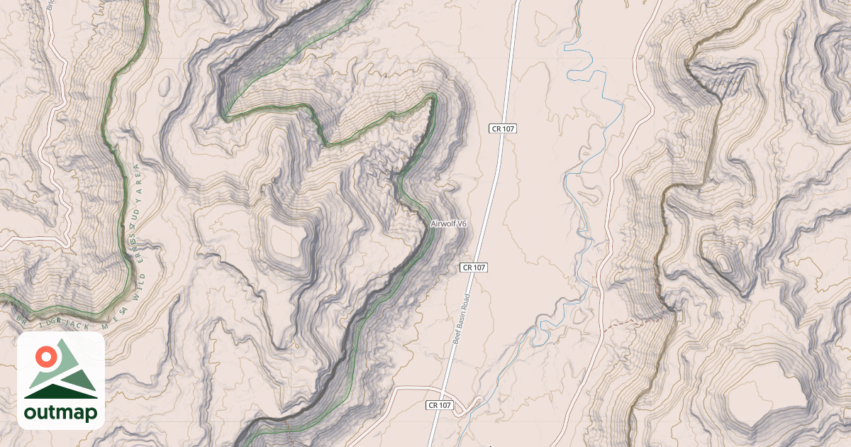 Map of Airwolf