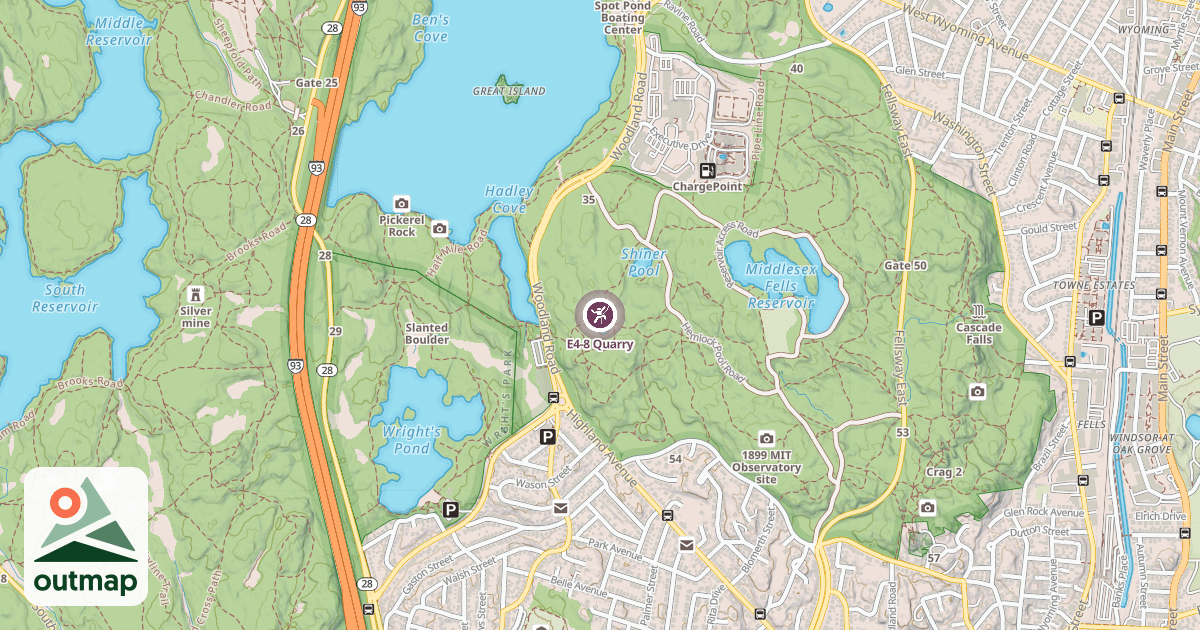 Map of E4-8 Quarry