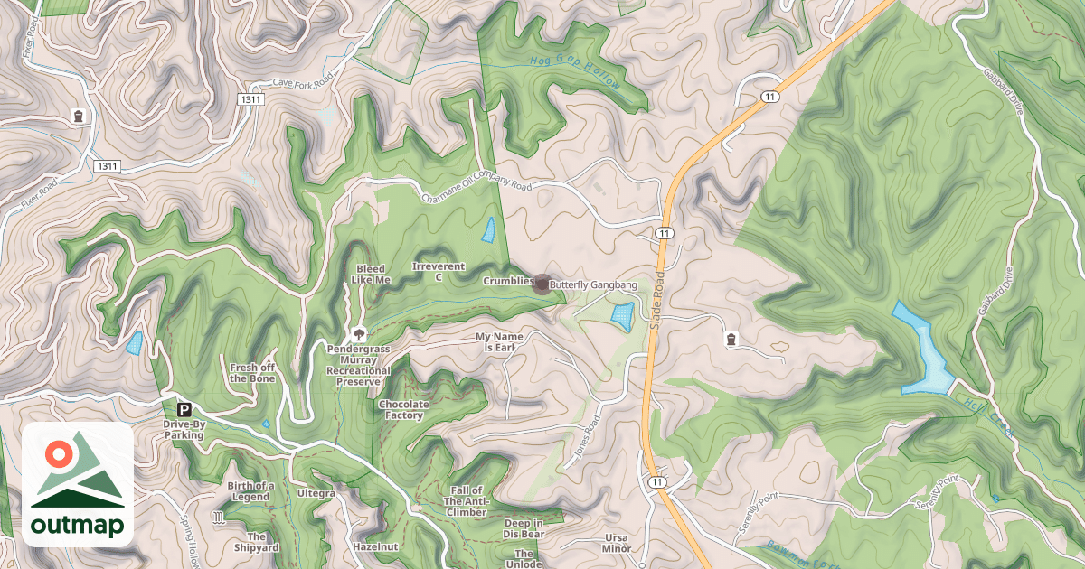Map of Butterfly Gangbang