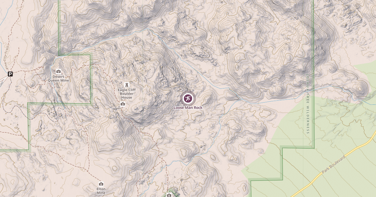 Map preview of Loose Man Rock