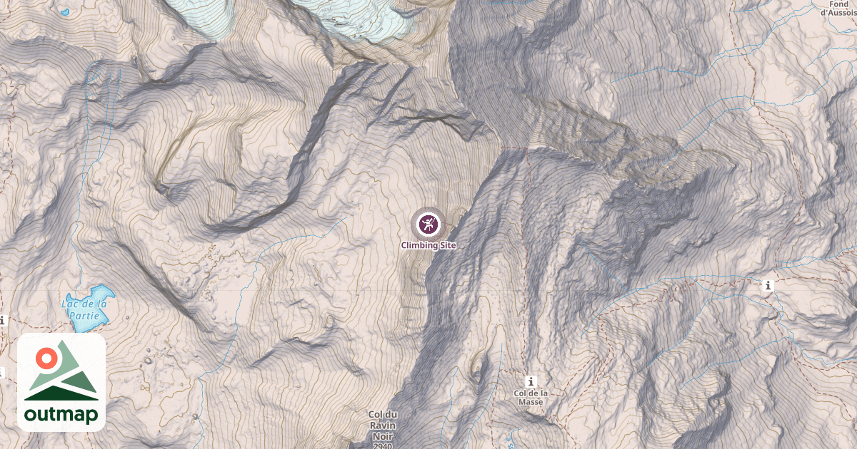 Map of Climbing Site