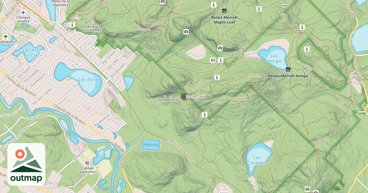 Map of Sucrée Salée