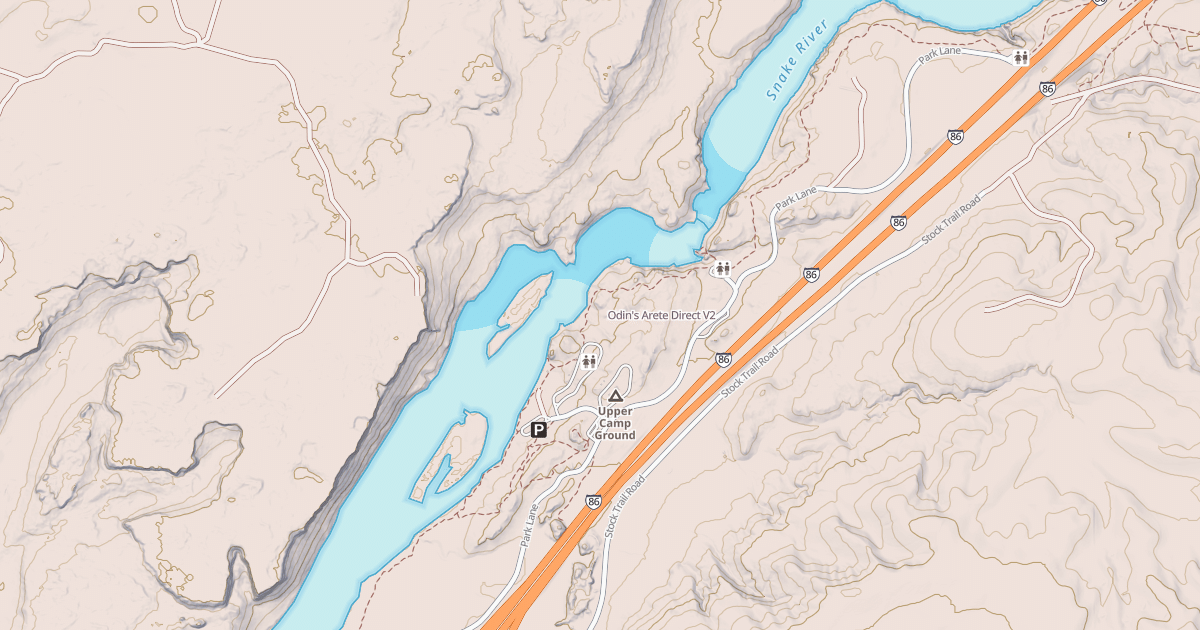 Map preview of Odin's Arete Direct