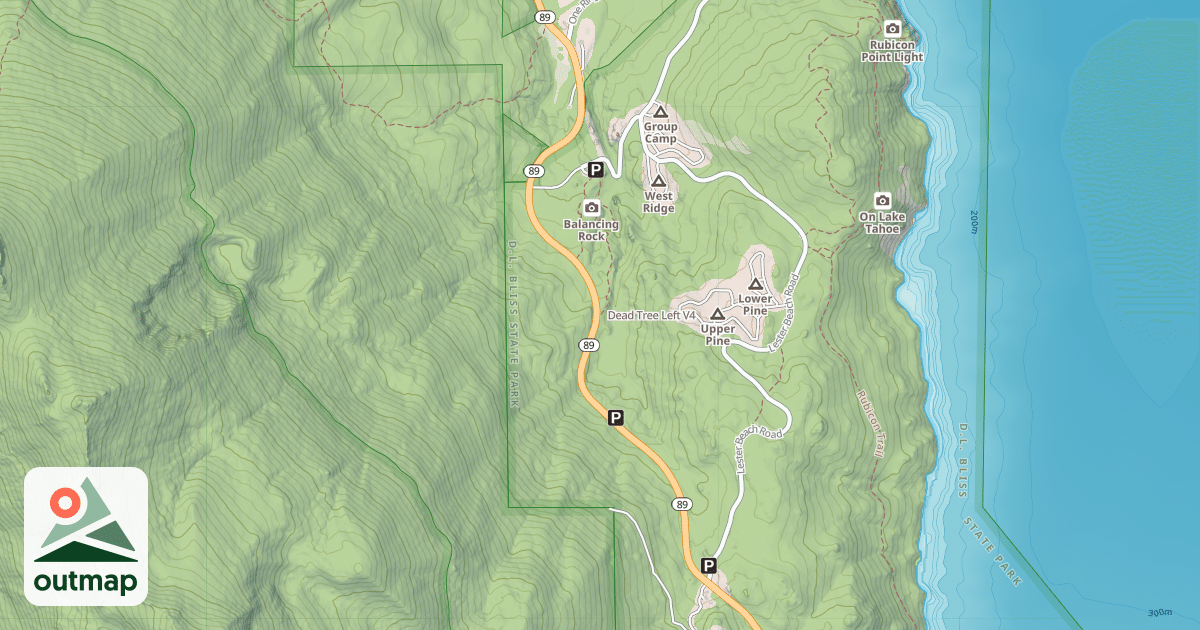 Map of Dead Tree Left