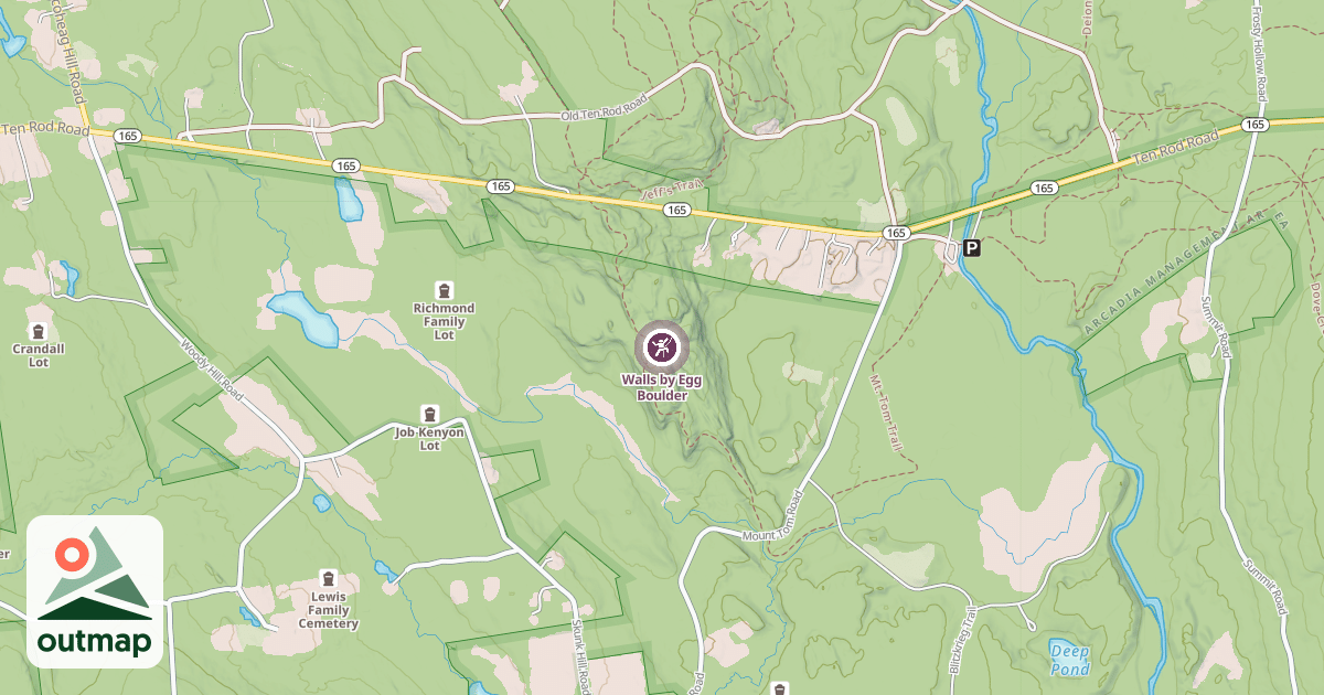 Map of Walls by Egg Boulder